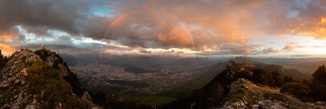 Arc en ciel sur Grenoble